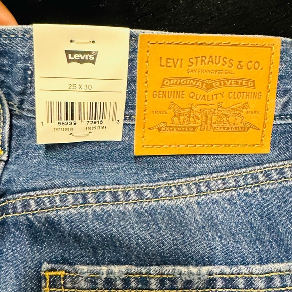 LEVIS Dad Blue Straight Leg Jeans - Picture 12 of 13